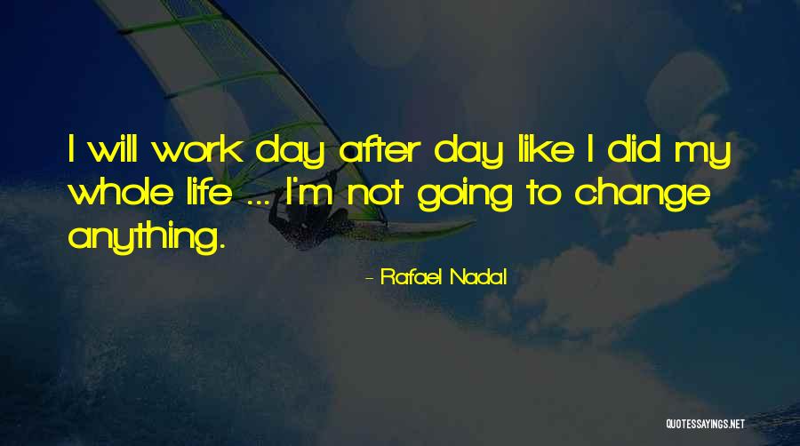I Did Not Change Quotes By Rafael Nadal I Did Not Change Quotes By Rafael Nadal