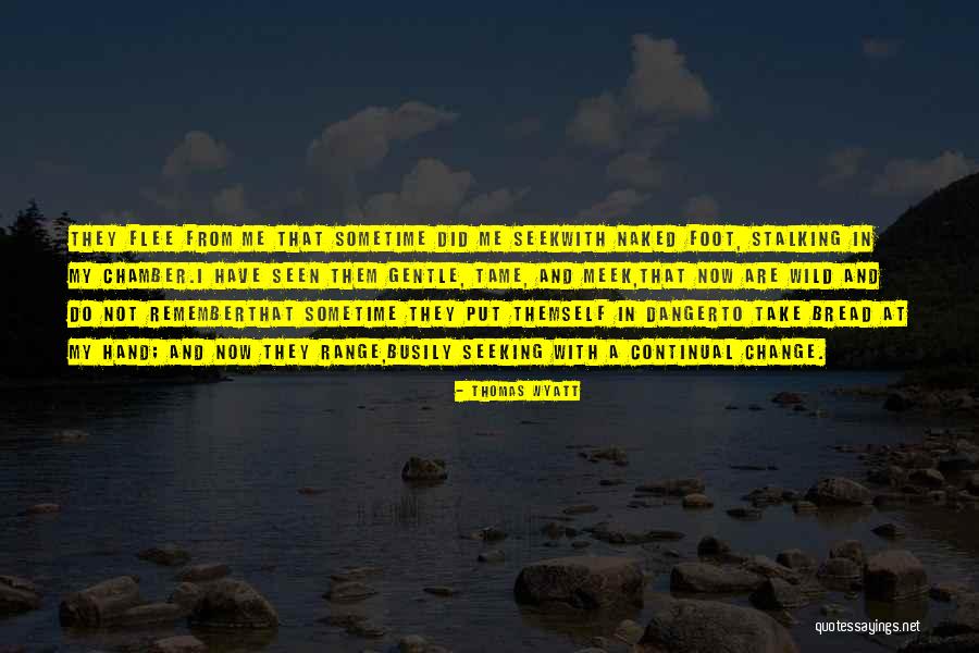 I Did Not Change Quotes By Thomas Wyatt I Did Not Change Quotes By Thomas Wyatt