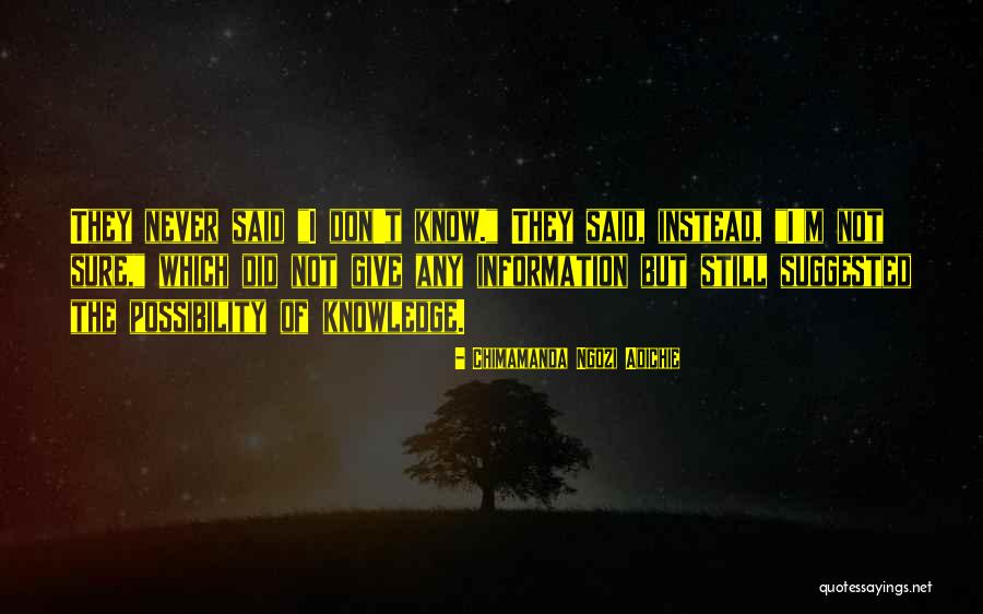 I Did Not Know Quotes By Chimamanda Ngozi Adichie I Did Not Know Quotes By Chimamanda Ngozi Adichie