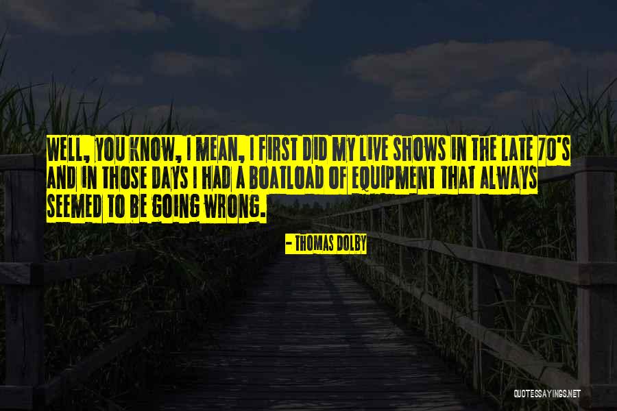 I Did Wrong Quotes By Thomas Dolby I Did Wrong Quotes By Thomas Dolby
