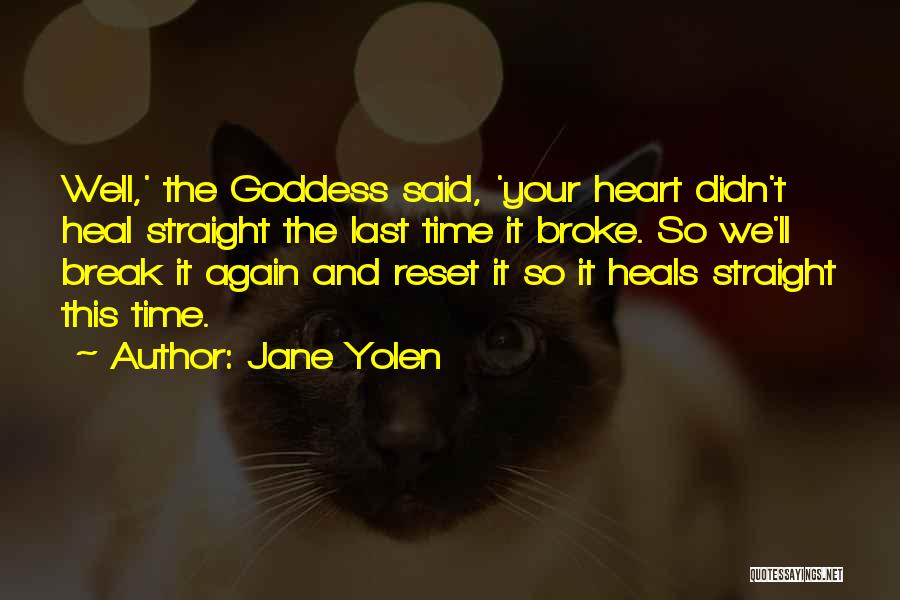 I Didn't Break Your Heart Quotes By Jane Yolen