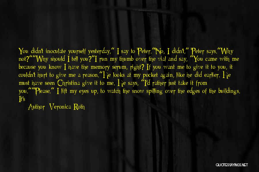 I Didn't Give Up On You Quotes By Veronica Roth