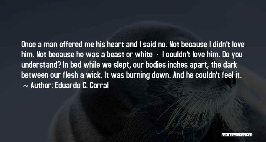 I Didn't Love You Quotes By Eduardo C. Corral