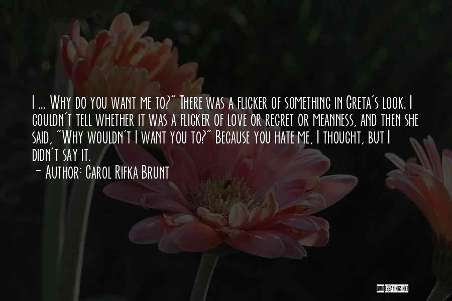 I Didn't Want To Love You Quotes By Carol Rifka Brunt