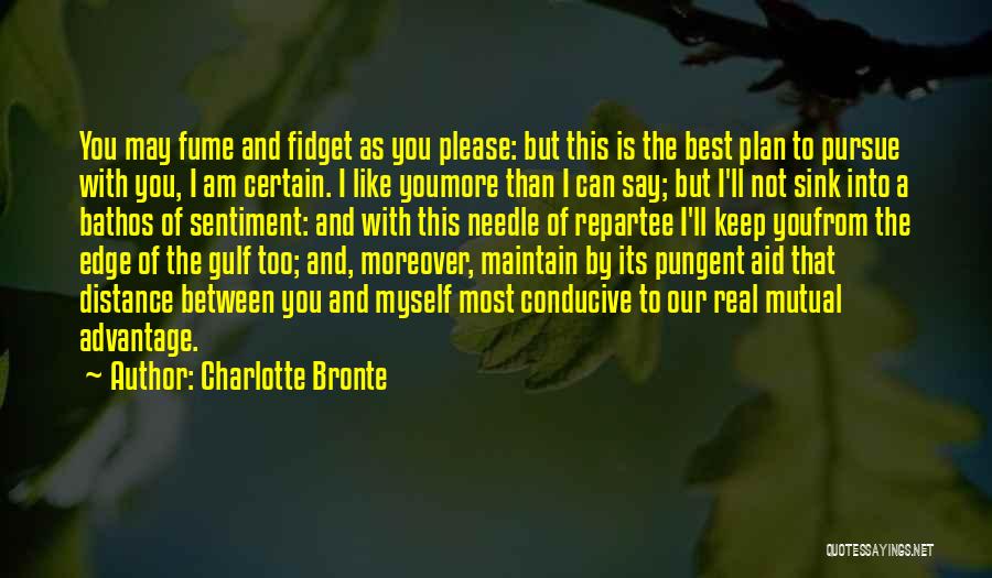 I Distance Myself Quotes By Charlotte Bronte