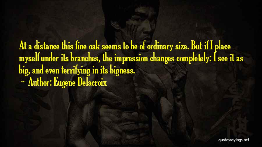 I Distance Myself Quotes By Eugene Delacroix