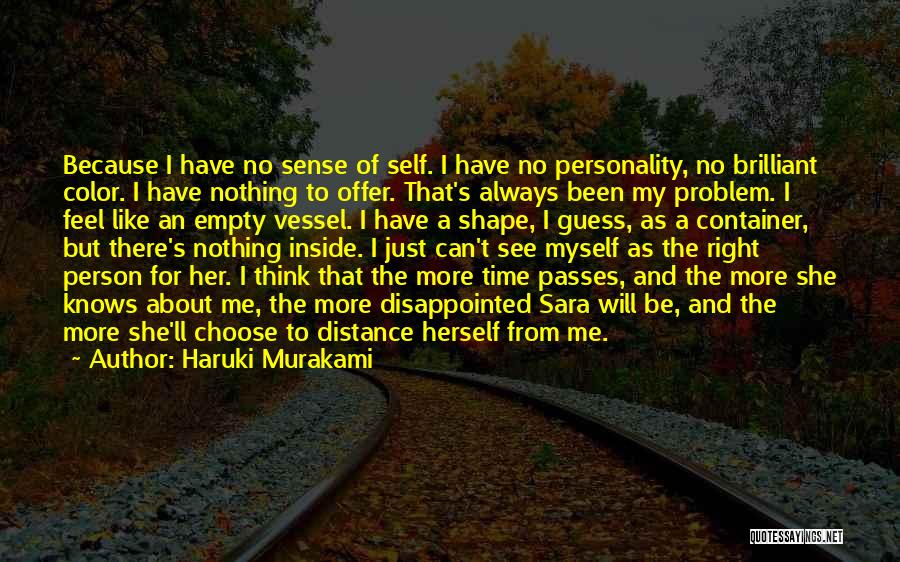 I Distance Myself Quotes By Haruki Murakami