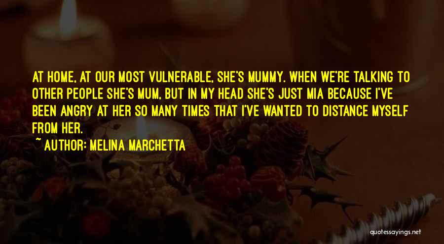 I Distance Myself Quotes By Melina Marchetta