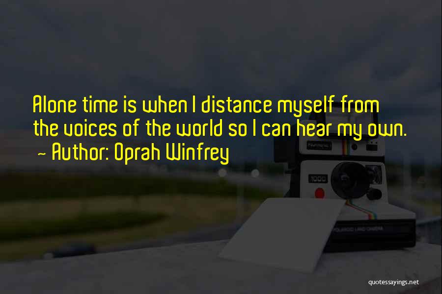 I Distance Myself Quotes By Oprah Winfrey