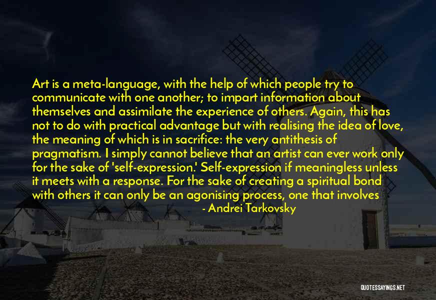 I Do Believe In Love Quotes By Andrei Tarkovsky I Do Believe In Love Quotes By Andrei Tarkovsky