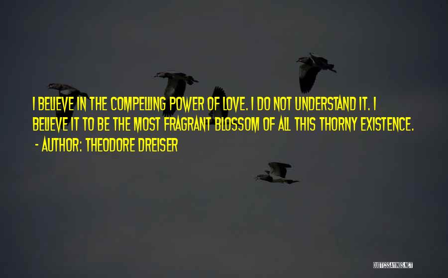 I Do Believe In Love Quotes By Theodore Dreiser
