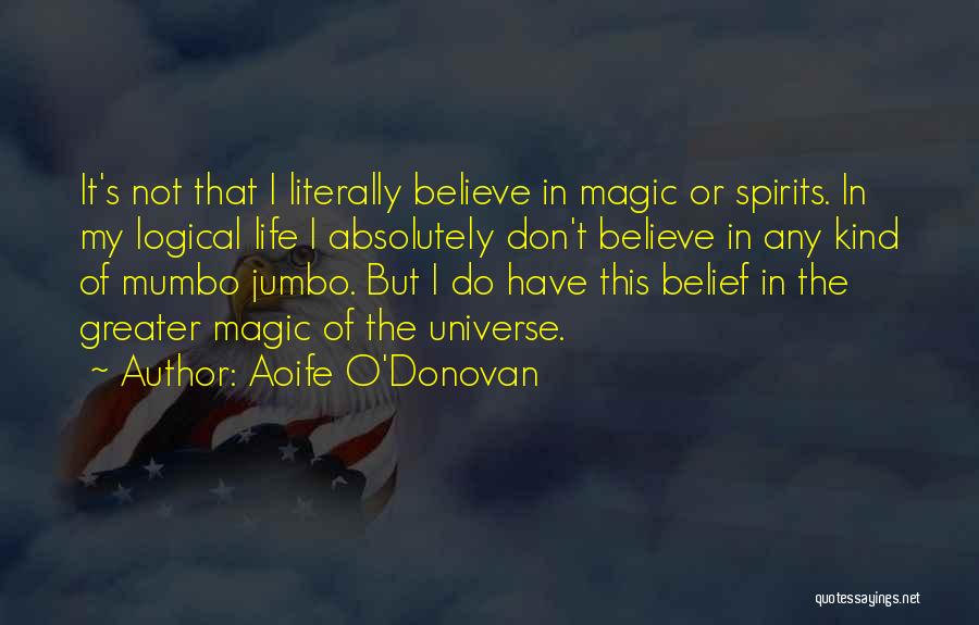 I Do Believe In Magic Quotes By Aoife O'Donovan