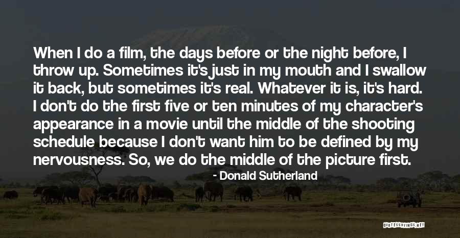 I Do But I Don't Movie Quotes By Donald Sutherland