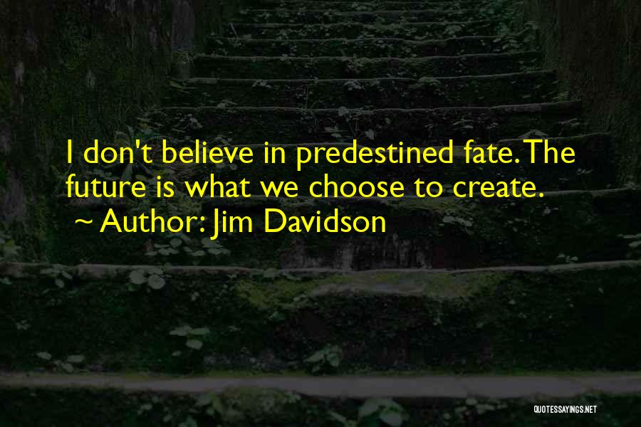 I Don't Believe In Fate Quotes By Jim Davidson