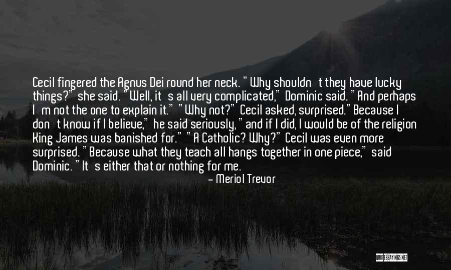 I Don't Believe In Religion Quotes By Meriol Trevor I Don't Believe In Religion Quotes By Meriol Trevor