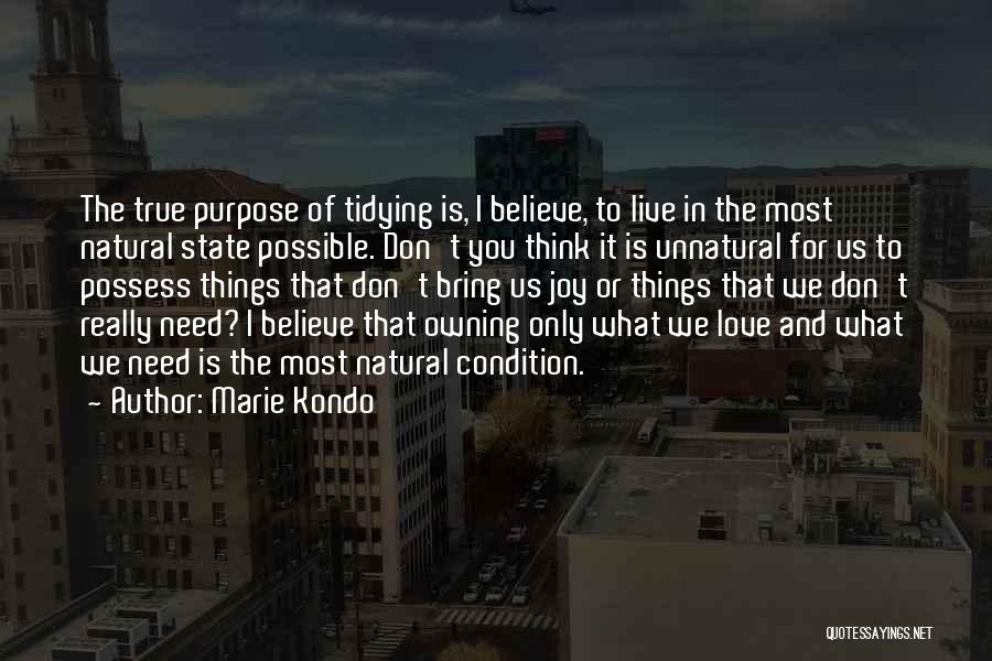 I Don't Believe In True Love Quotes By Marie Kondo