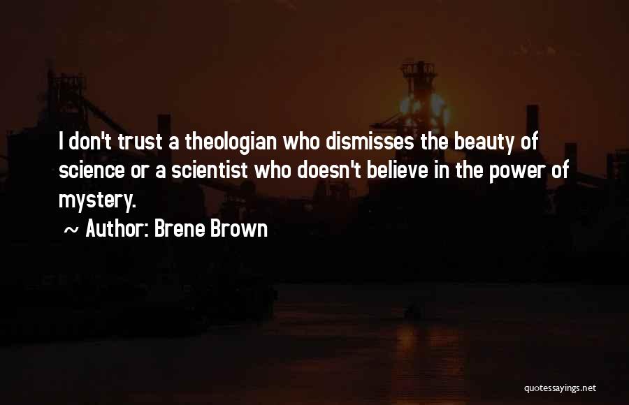 I Don't Believe In Trust Quotes By Brene Brown