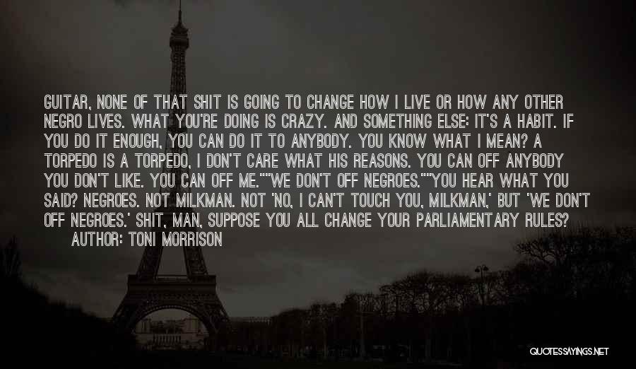 I Don't Care If You Don't Like Me Quotes By Toni Morrison