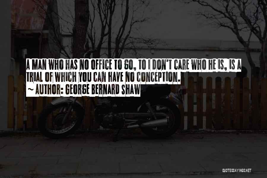 I Don't Care You Quotes By George Bernard Shaw