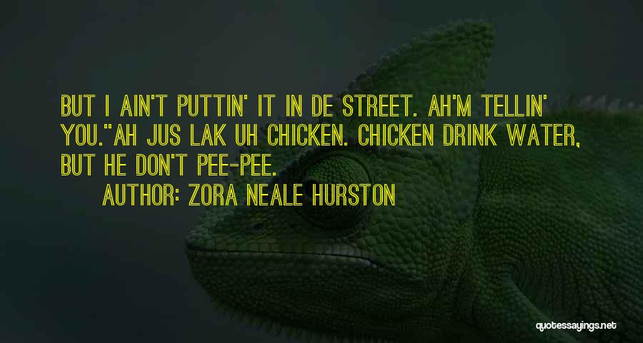 I Don't Drink Water Quotes By Zora Neale Hurston