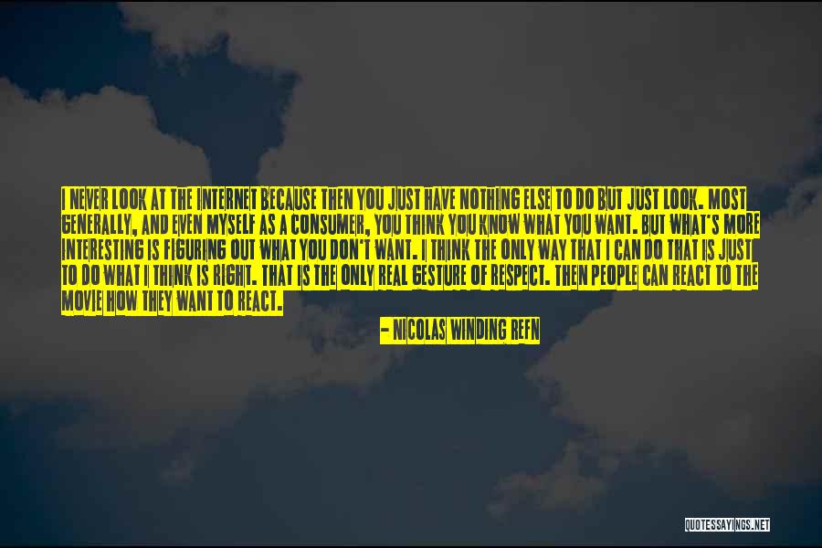 I Don't Even Know What I Want Quotes By Nicolas Winding Refn I Don't Even Know What I Want Quotes By Nicolas Winding Refn