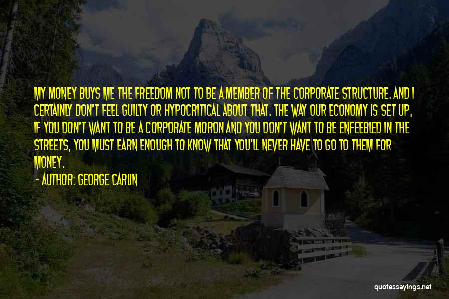 I Don't Have Enough Money Quotes By George Carlin