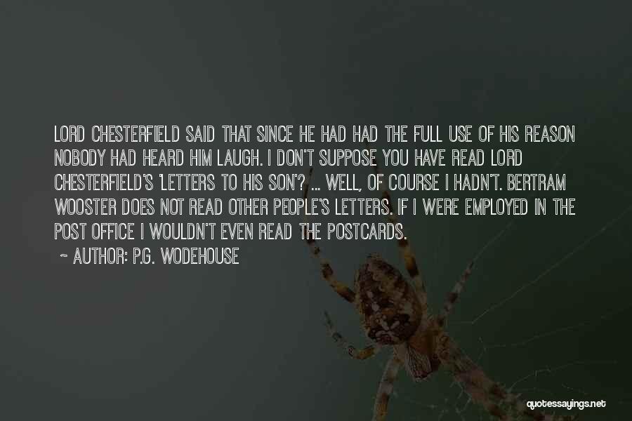 I Don't Have Nobody Quotes By P.G. Wodehouse