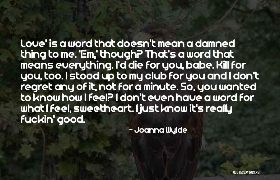 I Don't Know Everything Quotes By Joanna Wylde