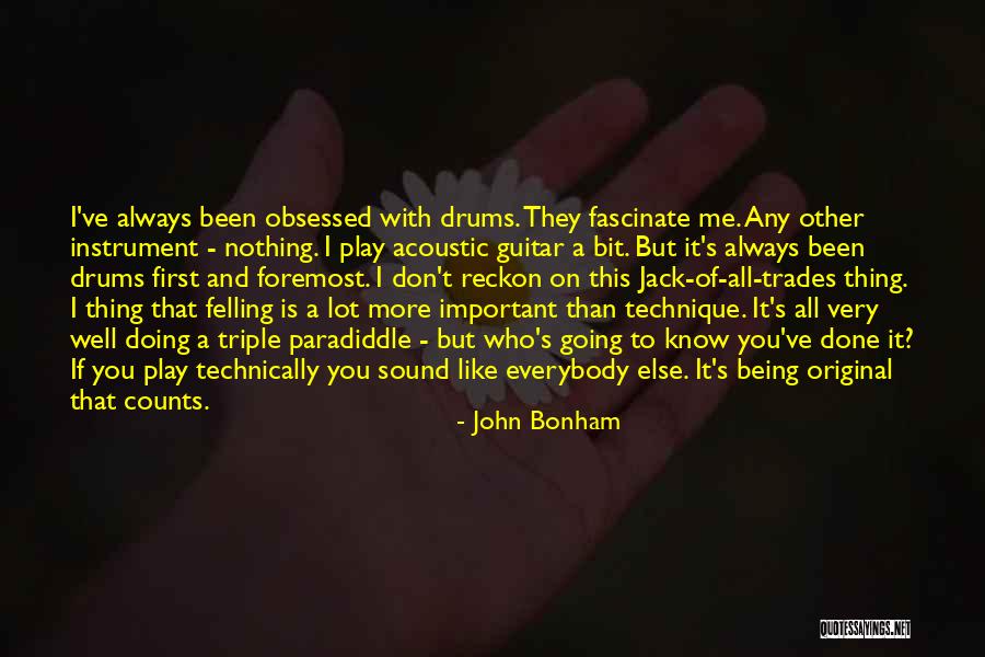 I Don't Know How To Play Guitar Quotes By John Bonham I Don't Know How To Play Guitar Quotes By John Bonham