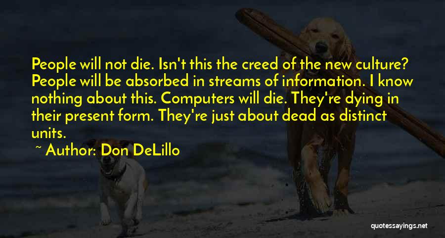 I Don't Know Nothing Quotes By Don DeLillo