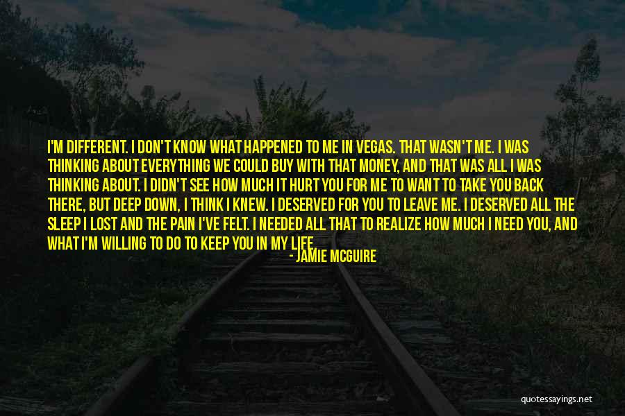 I Don't Know What Happened Quotes By Jamie McGuire I Don't Know What Happened Quotes By Jamie McGuire