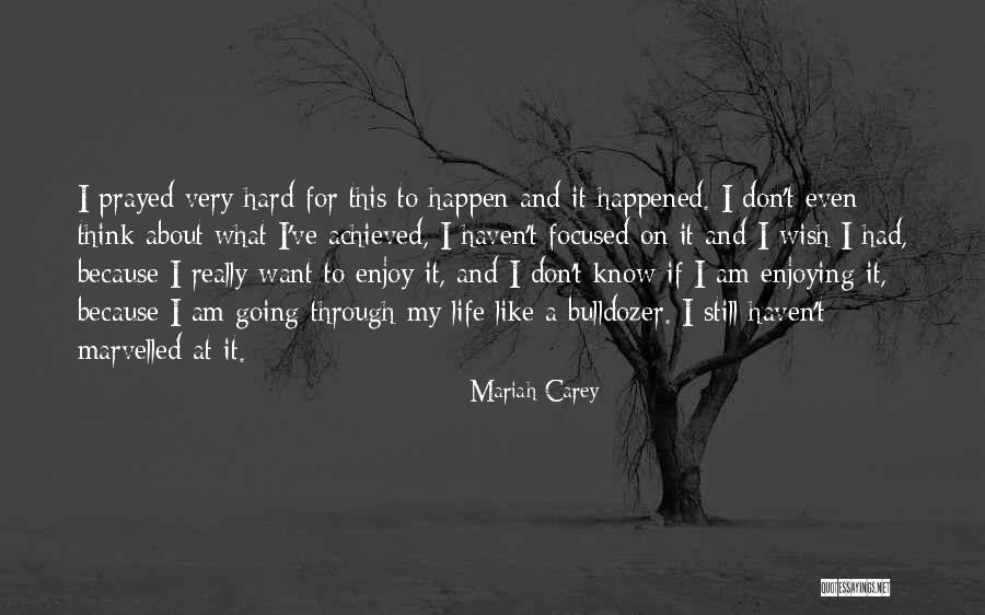 I Don't Know What Happened Quotes By Mariah Carey I Don't Know What Happened Quotes By Mariah Carey