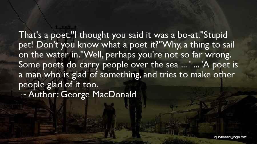 I Don't Know What I Do Wrong Quotes By George MacDonald