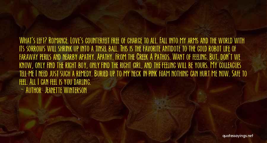 I Don't Know What Love Is Quotes By Jeanette Winterson