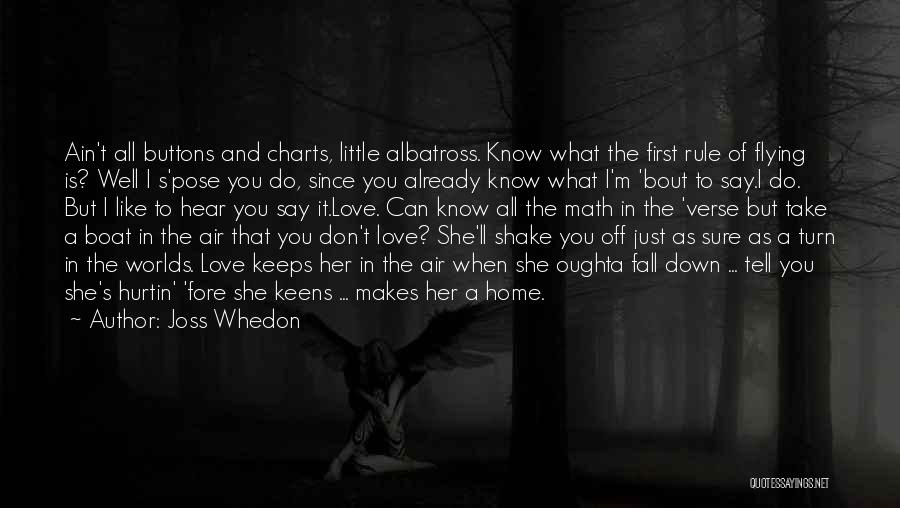 I Don't Know What Love Is Quotes By Joss Whedon