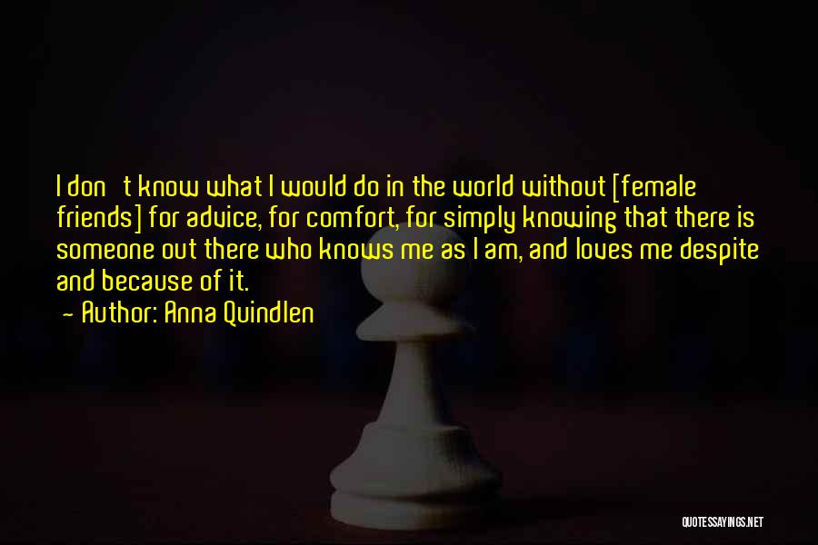 I Don't Know Who Am I Quotes By Anna Quindlen