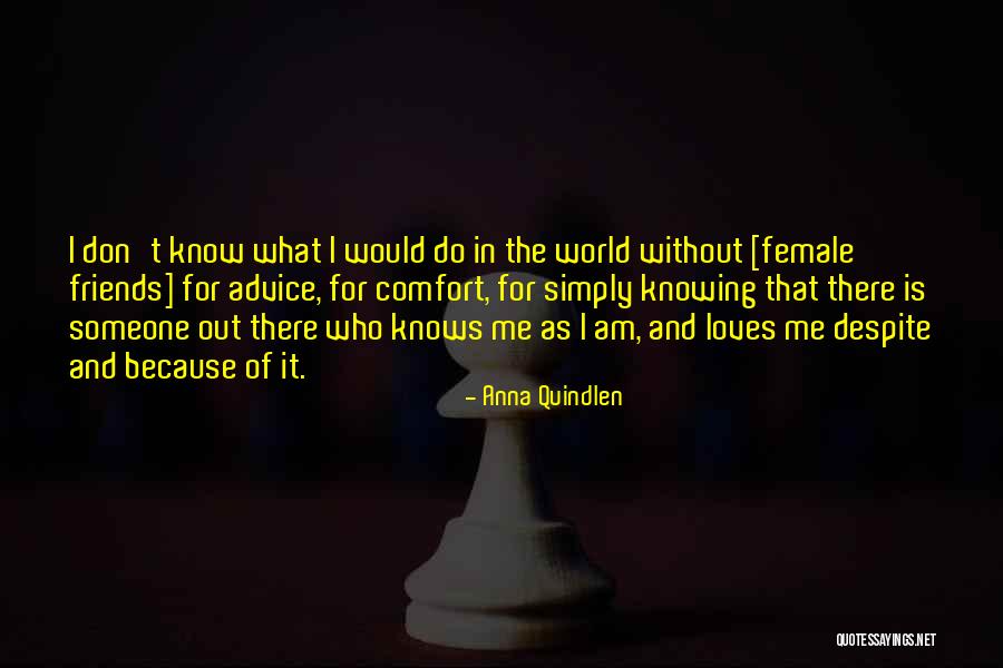 I Don't Know Who Am I Quotes By Anna Quindlen