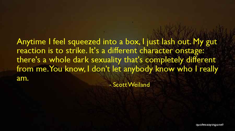 I Don't Know Who Am I Quotes By Scott Weiland