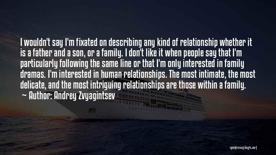 I Don't Like Drama Quotes By Andrey Zvyagintsev