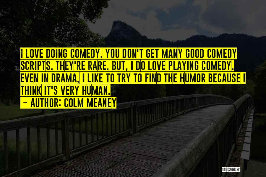 I Don't Like Drama Quotes By Colm Meaney