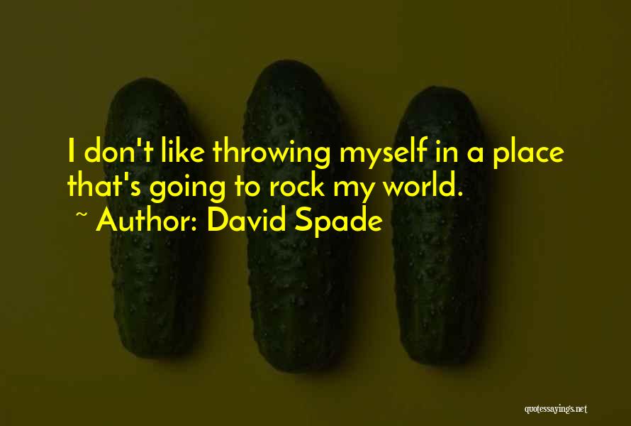 I Don't Like Myself Quotes By David Spade