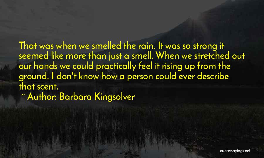 I Don't Like Rain Quotes By Barbara Kingsolver