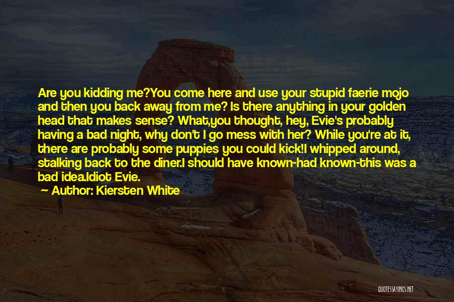 I Don't Mess With You Quotes By Kiersten White