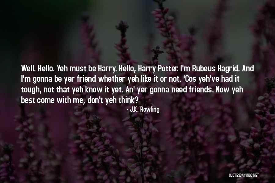 I Don't Need A Friend Like You Quotes By J.K. Rowling