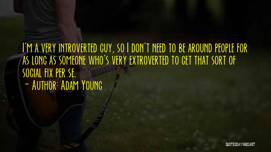 I Don't Need A Guy Quotes By Adam Young