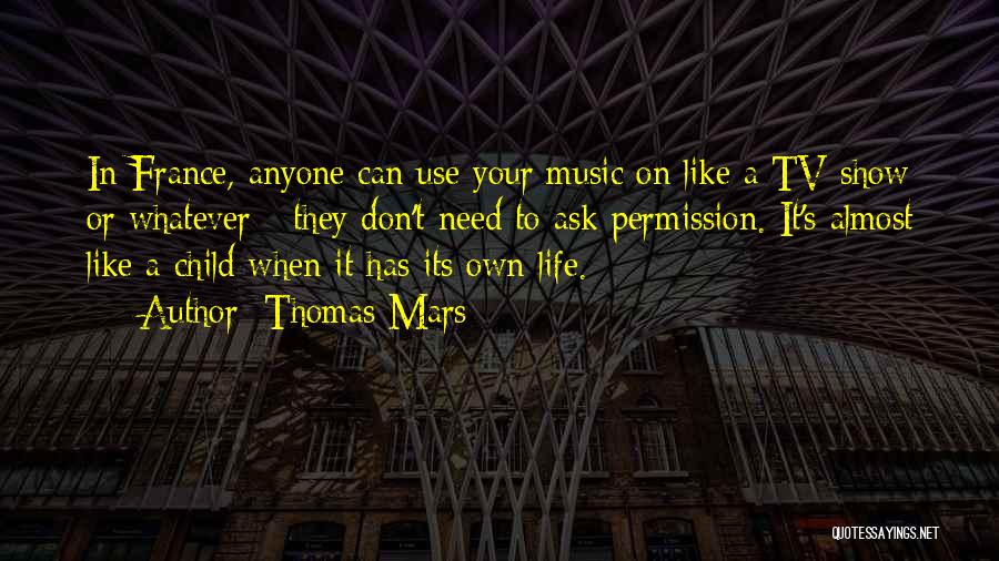 I Don't Need Anyone In My Life Quotes By Thomas Mars