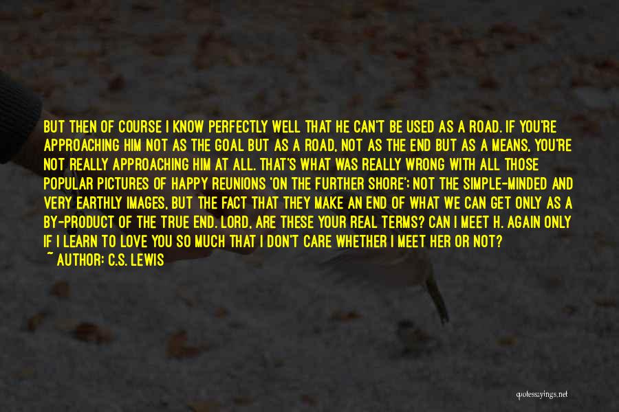 I Don't Really Care Quotes By C.S. Lewis