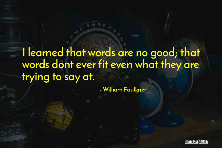 I Dont Say Sorry Quotes By William Faulkner I Dont Say Sorry Quotes By William Faulkner