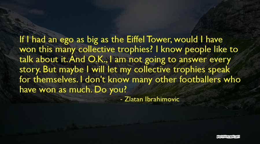 I Don't Speak Much Quotes By Zlatan Ibrahimovic I Don't Speak Much Quotes By Zlatan Ibrahimovic