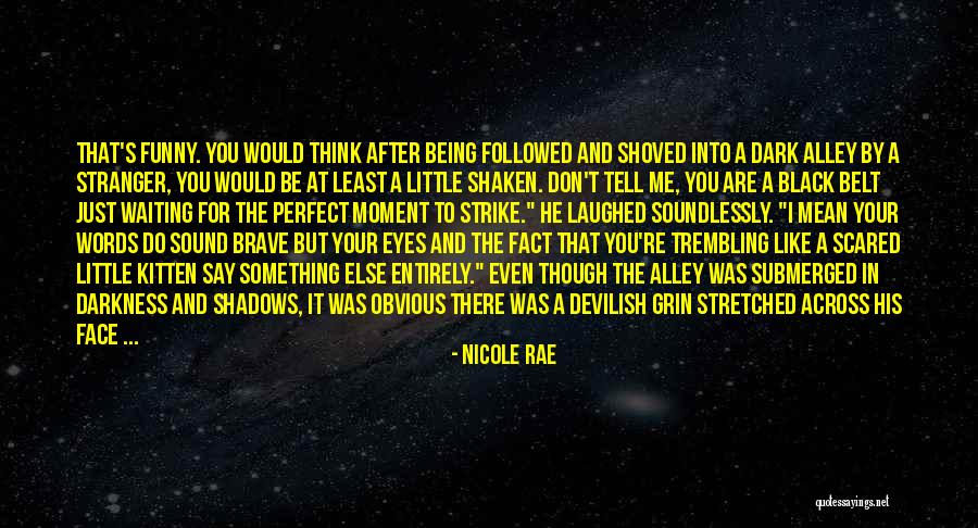 I Don't Think You Like Me Quotes By Nicole Rae